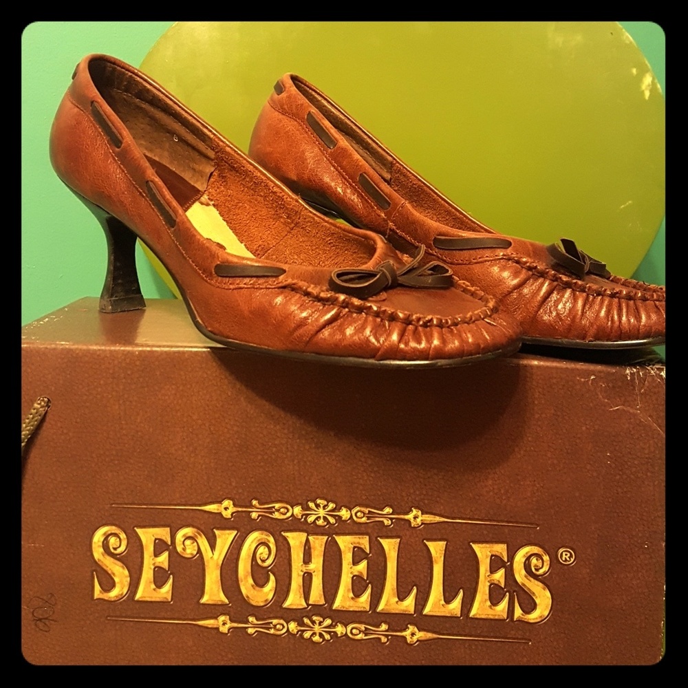 Seychelles Leather & Laces heels